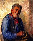Joseph Kleitsch Old Man Yorba (Jose Juan Olivares) painting